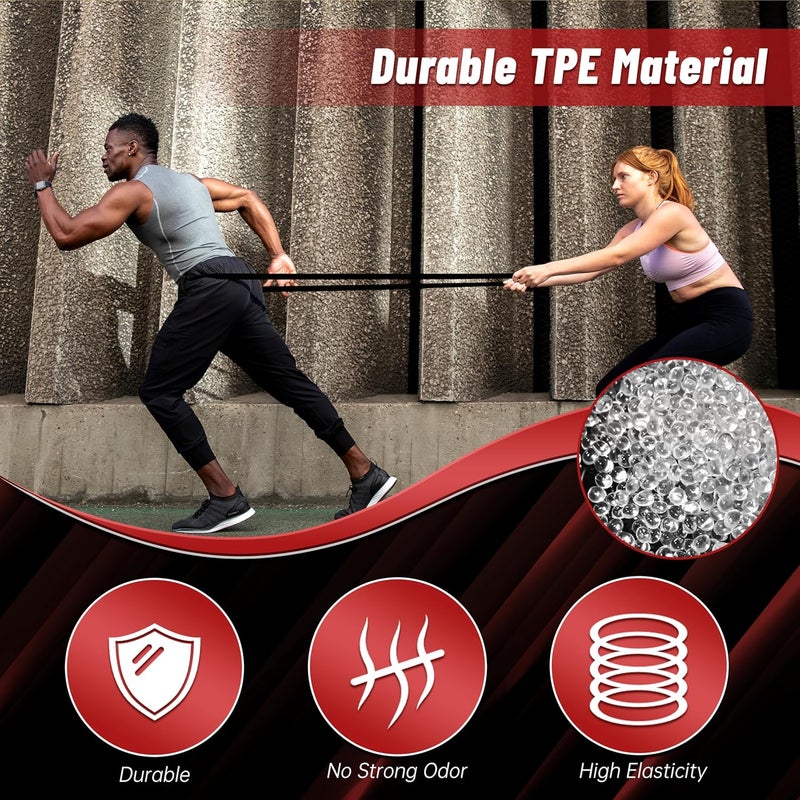 Jamestry Pull Up Assistance Bands, 5-Level Resistance Bands for Working Out, Pull Up Bands for Men & Women, Exercise Bands for Full-Body Training, Fitness, Physical Therapy, Stretch Workout Bands at Home, Gym - Image 5